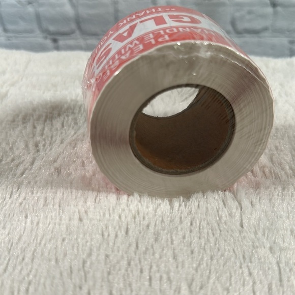 Fragile Glass Stickers 2×3 Inch Shipping Label Handle w Care- 300 Per Roll NEW - Picture 3 of 6